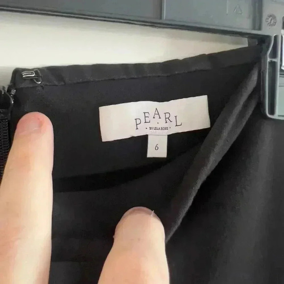 Pearl by Lela Rose black Pull on Trouser Size 6 - Picture 3 of 5